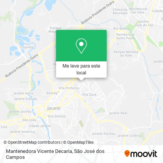 Mantenedora Vicente Decaria mapa