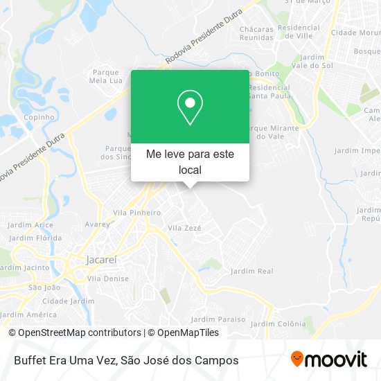 Buffet Era Uma Vez mapa