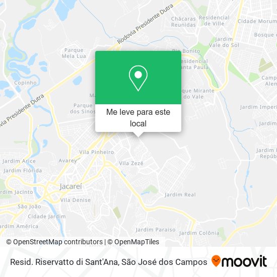 Resid. Riservatto di Sant'Ana mapa