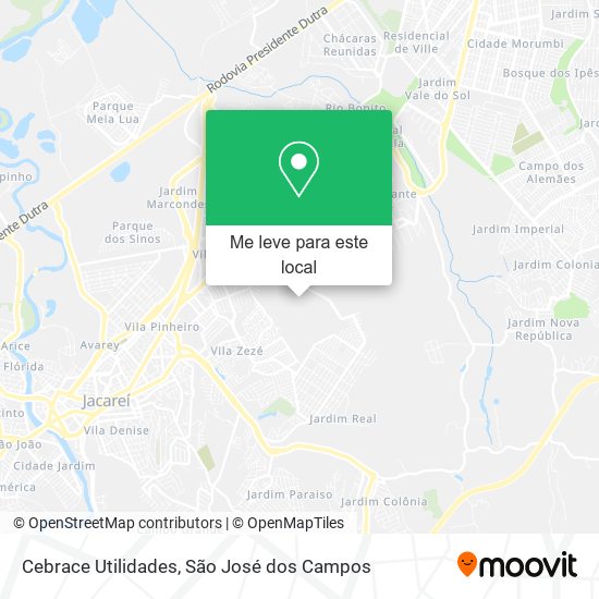 Cebrace Utilidades mapa