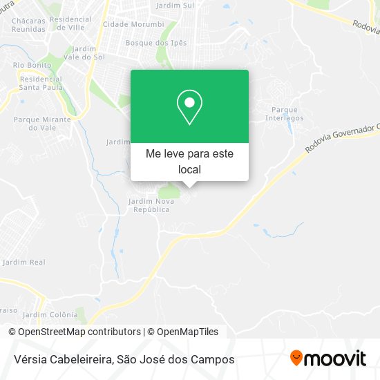 Vérsia Cabeleireira mapa