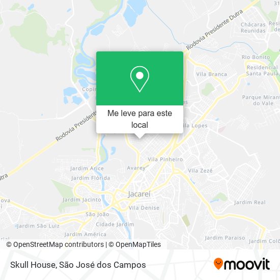 Skull House mapa