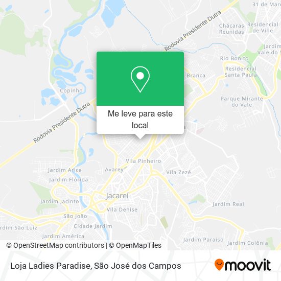 Loja Ladies Paradise mapa
