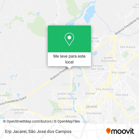 Erp Jacarei mapa