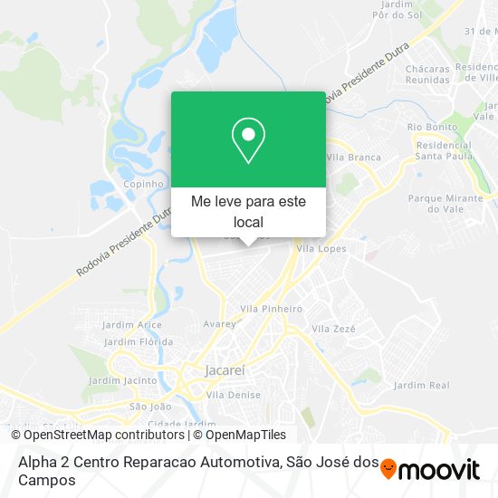 Alpha 2 Centro Reparacao Automotiva mapa