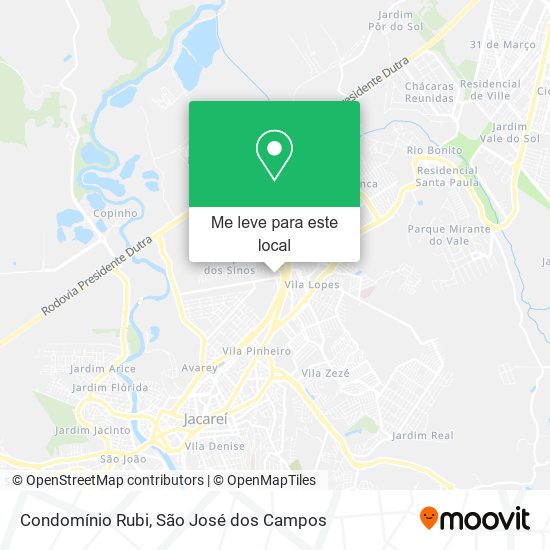 Condomínio Rubi mapa