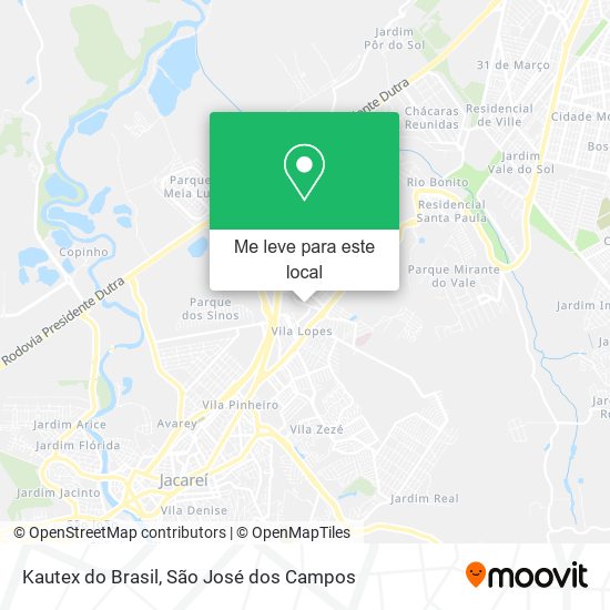 Kautex do Brasil mapa