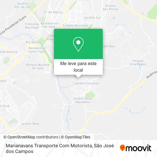 Marianavans Transporte Com Motorista mapa