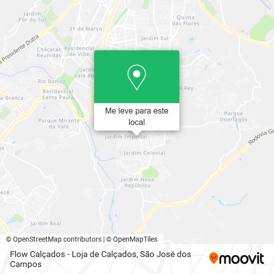 Flow Calçados - Loja de Calçados mapa