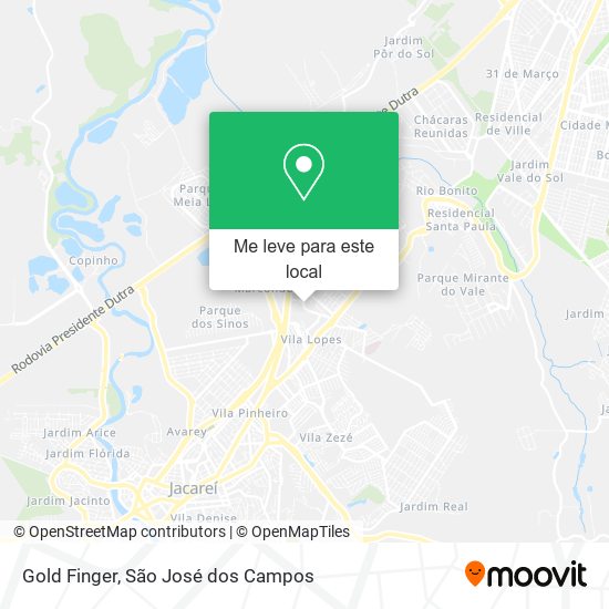 Gold Finger mapa