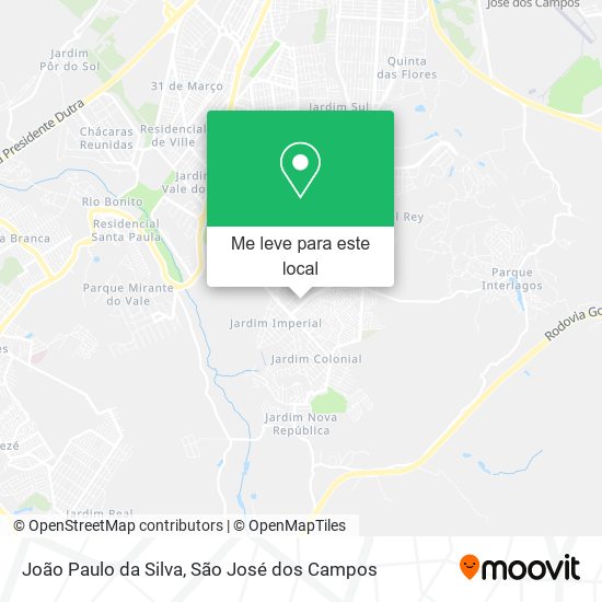 João Paulo da Silva mapa