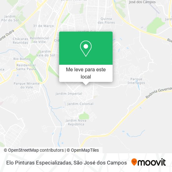 Elo Pinturas Especializadas mapa