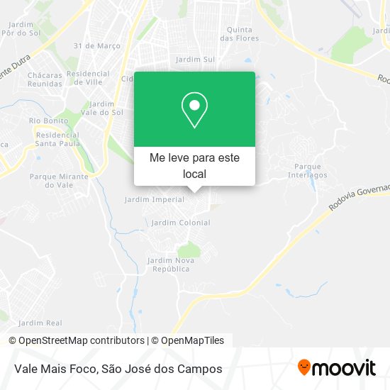 Vale Mais Foco mapa