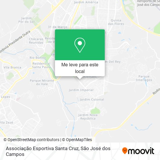 Associação Esportiva Santa Cruz mapa