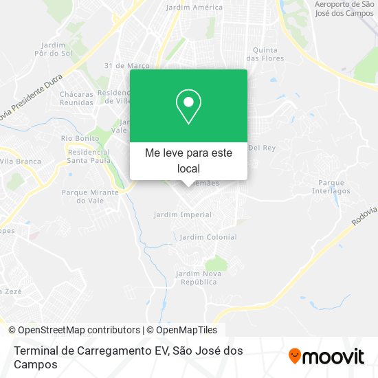 Terminal de Carregamento EV mapa