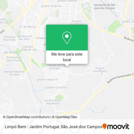 Limpó Bem - Jardim Portugal mapa