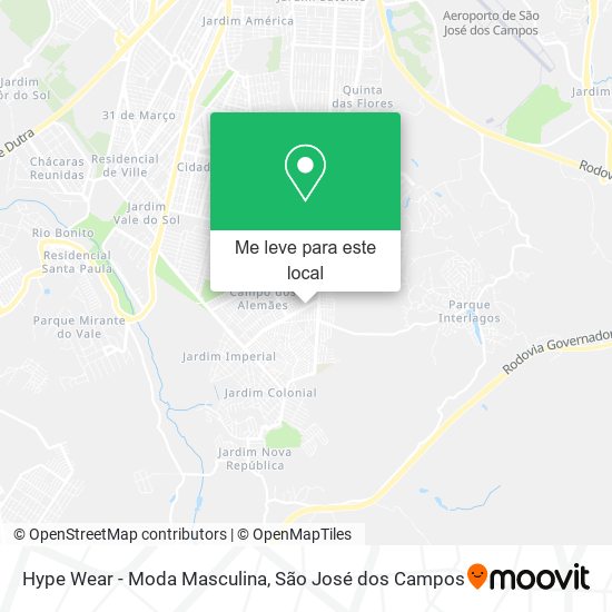 Hype Wear - Moda Masculina mapa