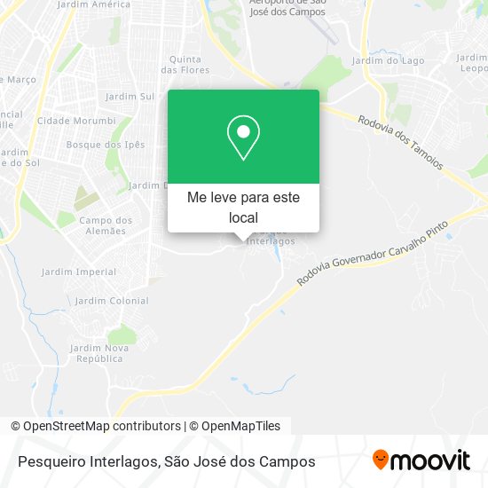 Pesqueiro Interlagos mapa