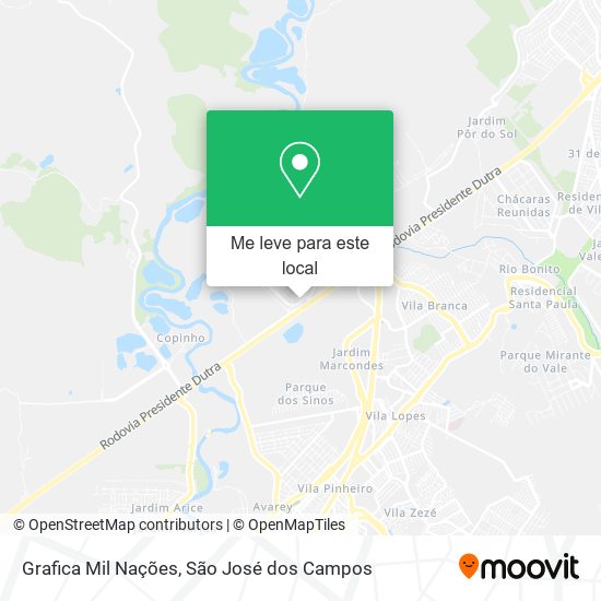 Grafica Mil Nações mapa