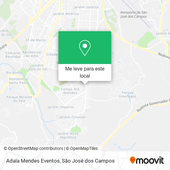 Adala Mendes Eventos mapa