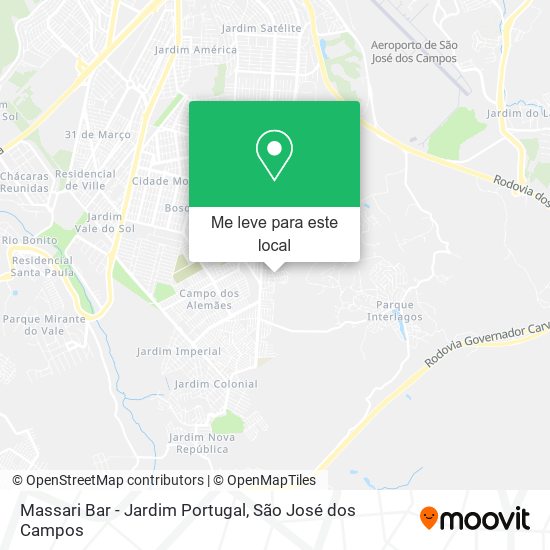 Massari Bar - Jardim Portugal mapa