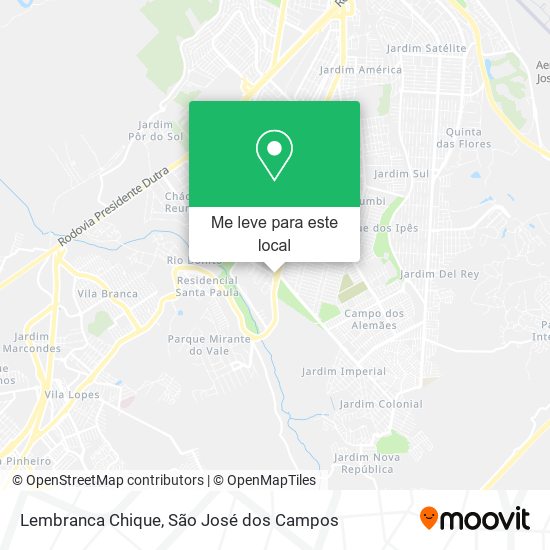 Lembranca Chique mapa