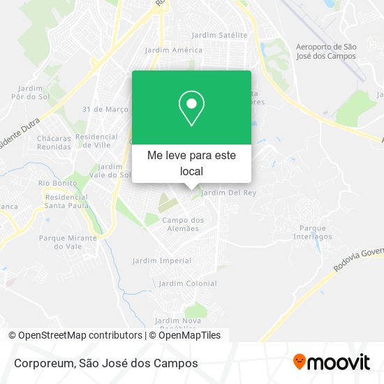 Corporeum mapa