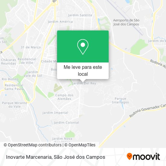 Inovarte Marcenaria mapa
