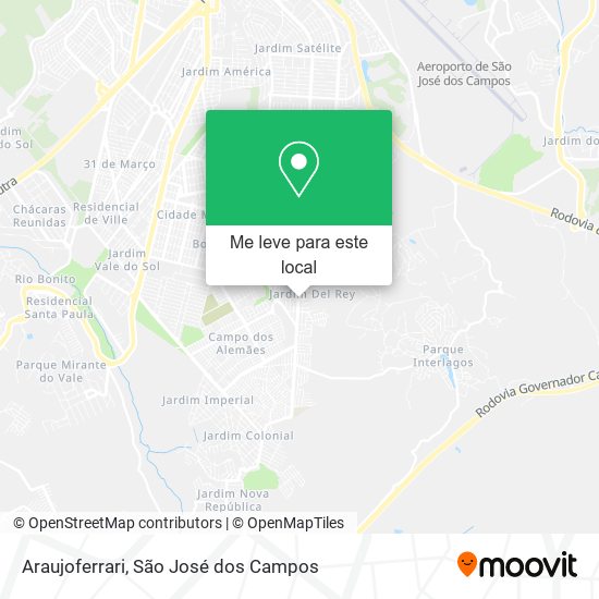 Araujoferrari mapa