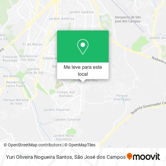 Yuri Oliveira Nogueira Santos mapa