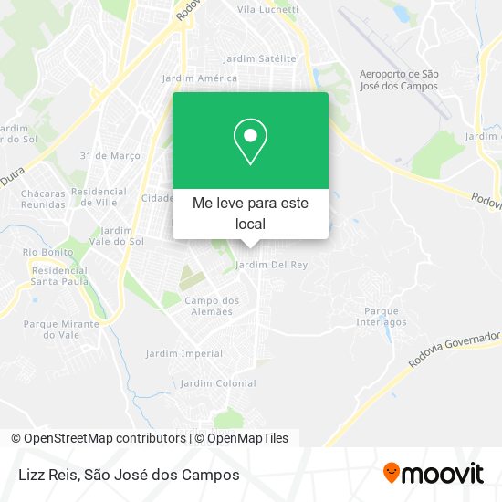 Lizz Reis mapa