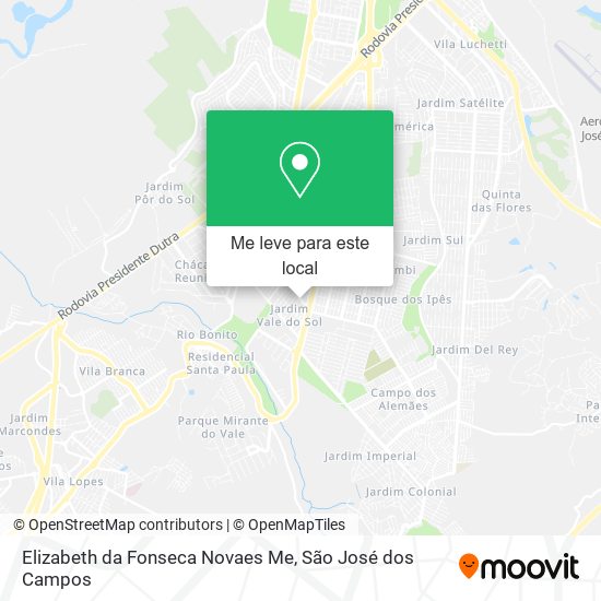 Elizabeth da Fonseca Novaes Me mapa