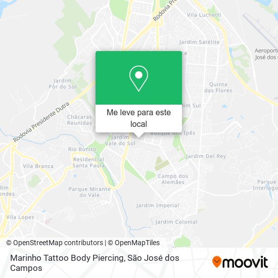 Marinho Tattoo Body Piercing mapa