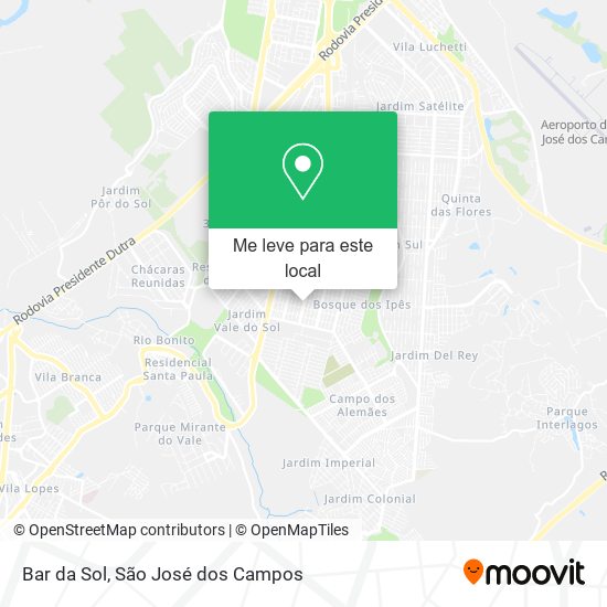 Bar da Sol mapa