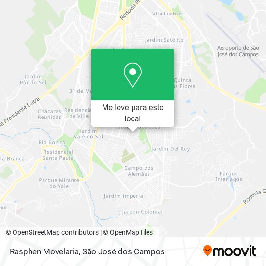 Rasphen Movelaria mapa