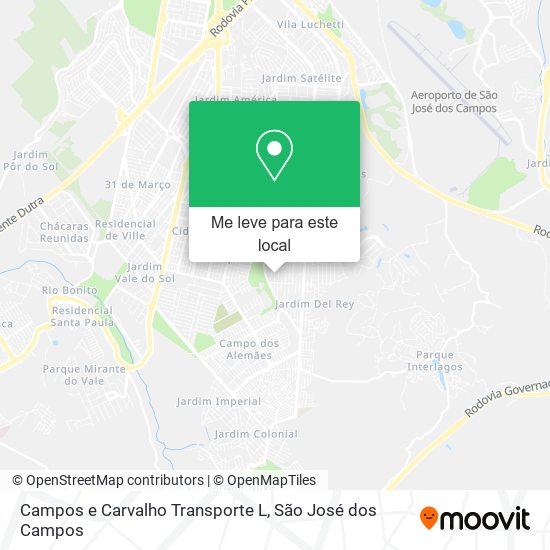 Campos e Carvalho Transporte L mapa