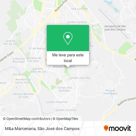 M&a Marcenaria mapa