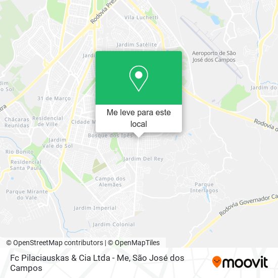Fc Pilaciauskas & Cia Ltda - Me mapa