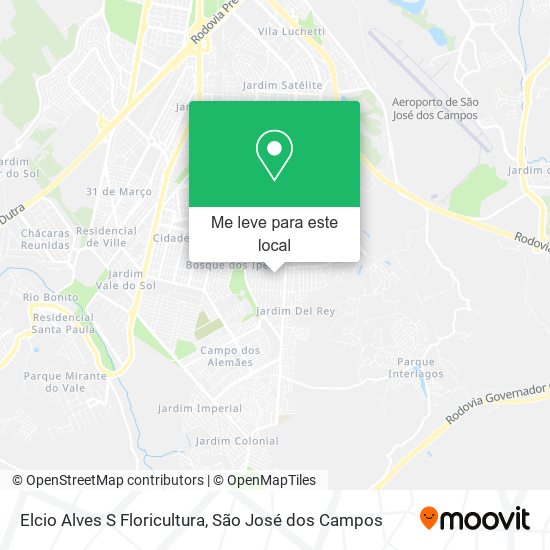 Elcio Alves S Floricultura mapa