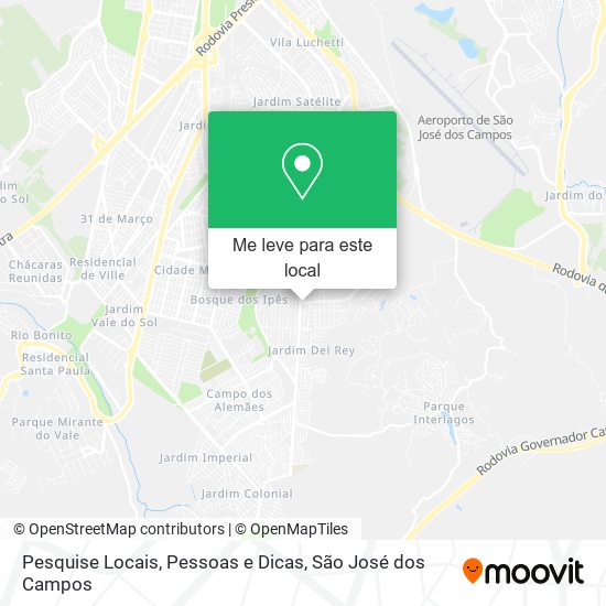 Pesquise Locais, Pessoas e Dicas mapa