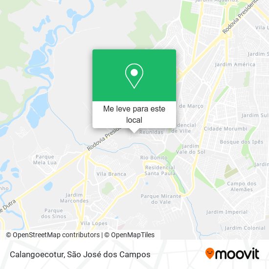 Calangoecotur mapa