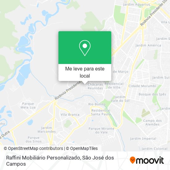 Raffini Mobiliário Personalizado mapa