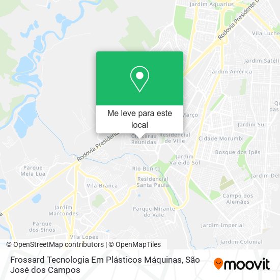 Frossard Tecnologia Em Plásticos Máquinas mapa