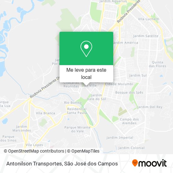 Antonilson Transportes mapa