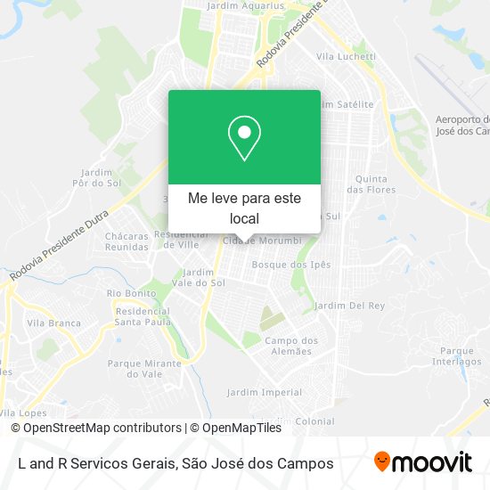 L and R Servicos Gerais mapa