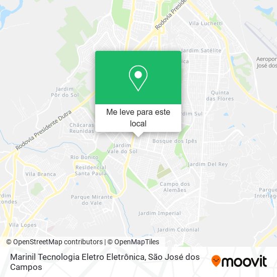 Marinil Tecnologia Eletro Eletrônica mapa