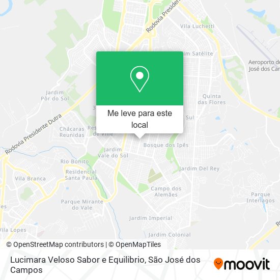 Lucimara Veloso Sabor e Equilibrio mapa