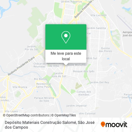 Depósito Materiais Construção Salomé mapa