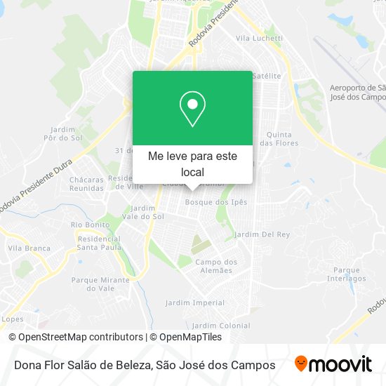 Dona Flor Salão de Beleza mapa