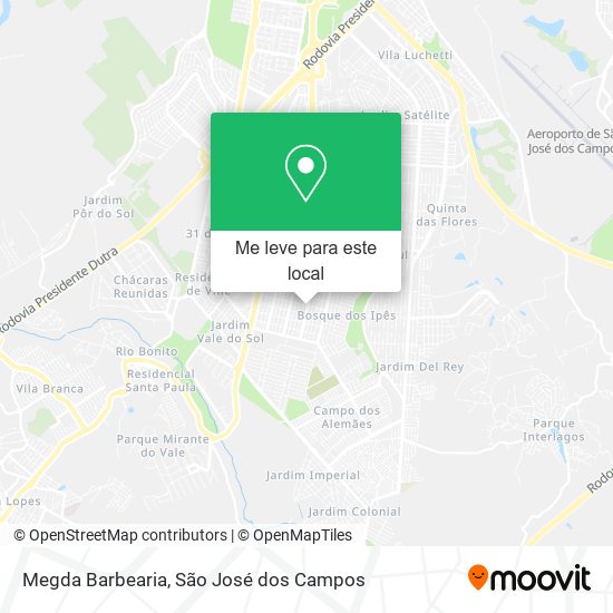 Megda Barbearia mapa